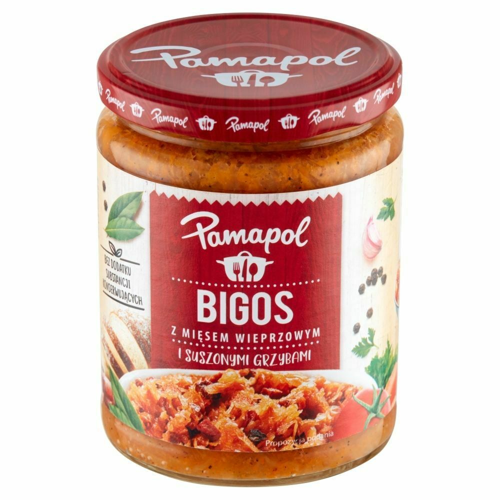Pamapol Bigos – Polnischer Sauerkrauteintopf 500g - Polskashop24