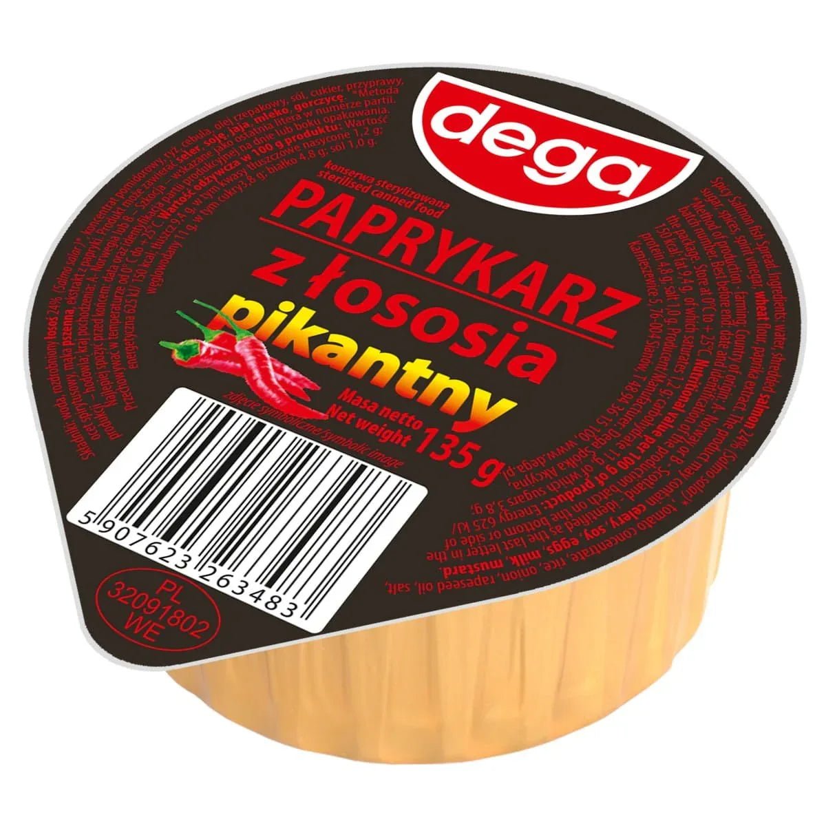 Paprykarz z lososia pikantny Brotaufstrich - 135g - Polskashop24