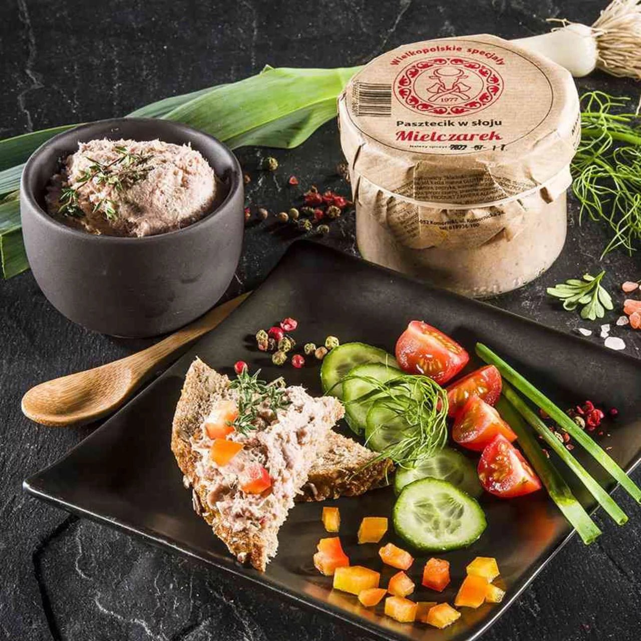 Pasztet w słoiku 180g - Z.M. Mielczarek Pastete im Glas kaufen - Polskashop24.de - Online Supermarkt mit Lebensmittel aus Polen