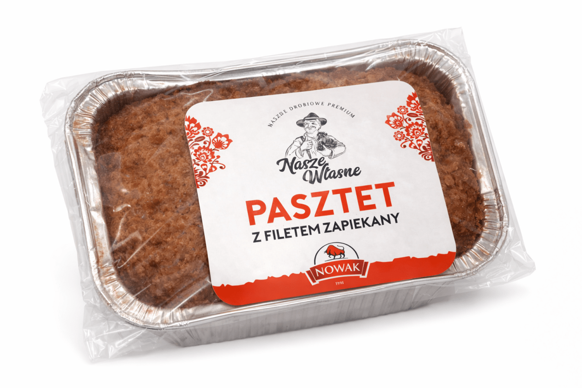 Pasztet z Filetem Zapiekany 300g / Gebackene Fleischpastete mit Filet – Nowak - Polskashop24