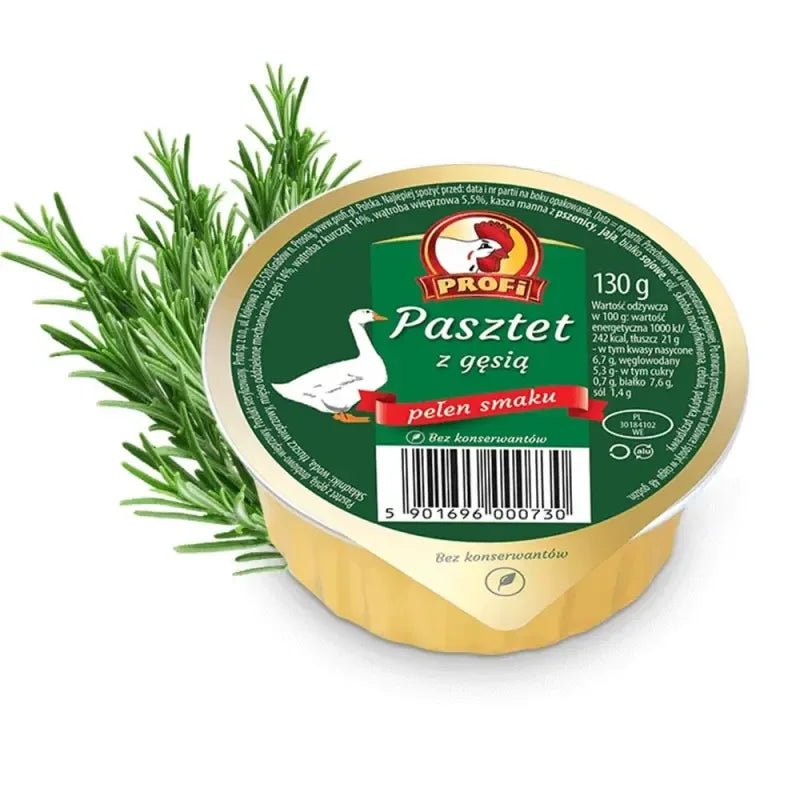 Pasztet z Gesia - Gänse - Brotaufstrich 130g - Profi - Polskashop24
