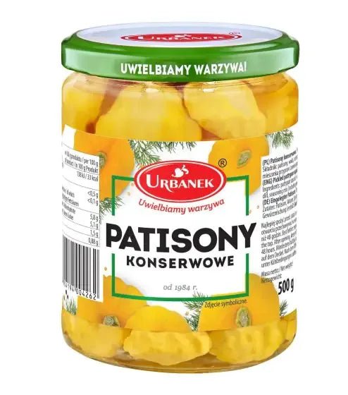 Patisson - Kürbis Patisony Konserwowe 500g - Urbanek - Polskashop24