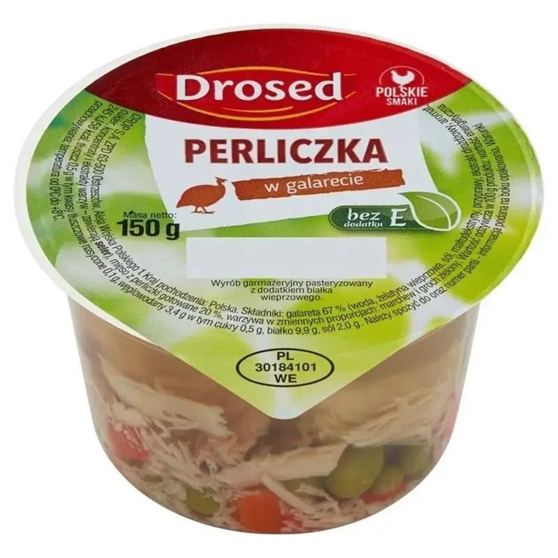 Perlhuhn - Aspik Perliczka w Galarecie 150g - Drosed - Polskashop24