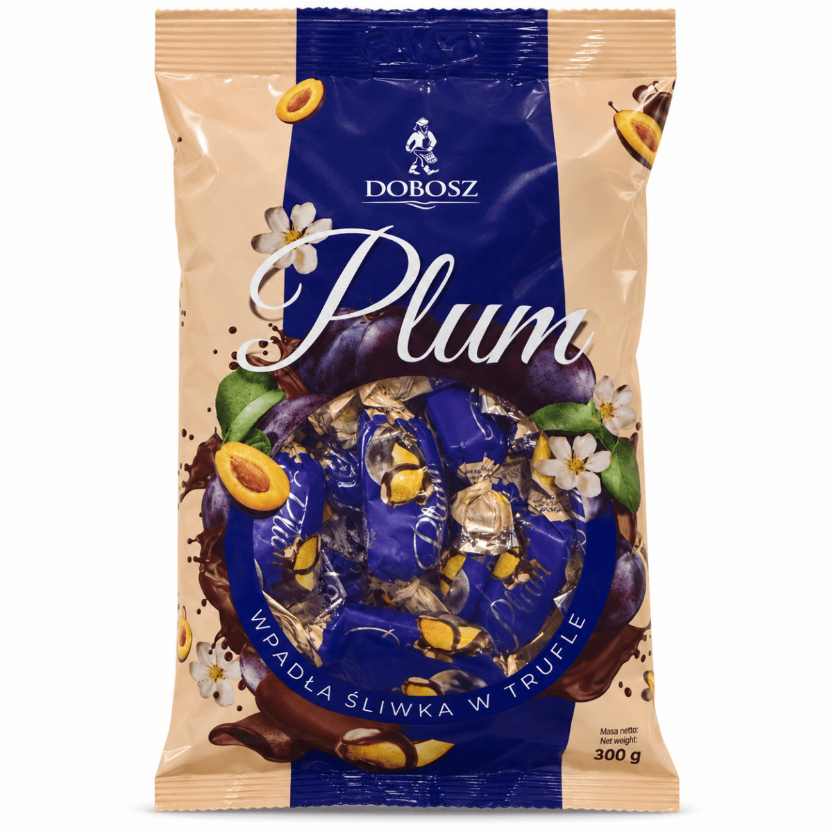 Pflaumen-Trüffelbonbons Plum 300 g – Dobosz - Polskashop24