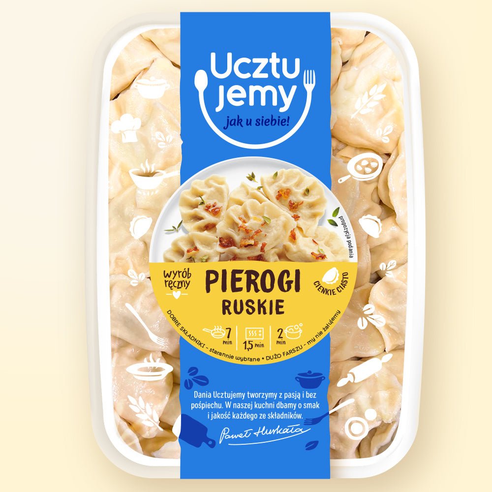 Pierogi ruskie ''Pierogi nach russicher Art'' 400 g - Polskashop24.de - Online Supermarkt mit Lebensmittel aus Polen