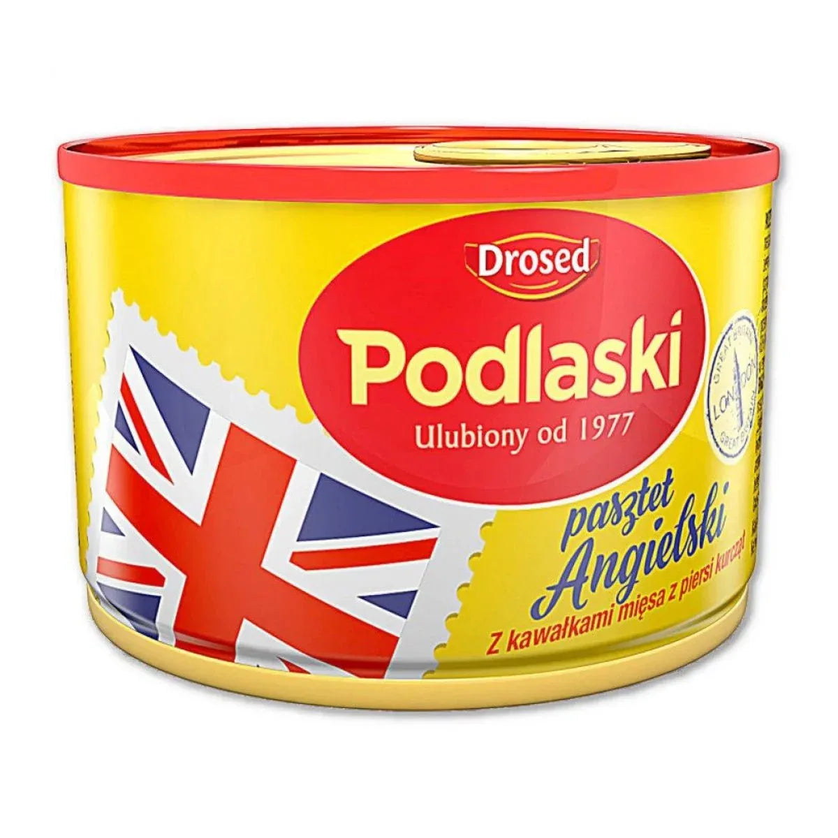 Polnische Geflügel - Pastete kaufen - Pasztet Angielski 160g Dose - Drosed - Polskashop24.de - Online Supermarkt mit Lebensmittel aus Polen