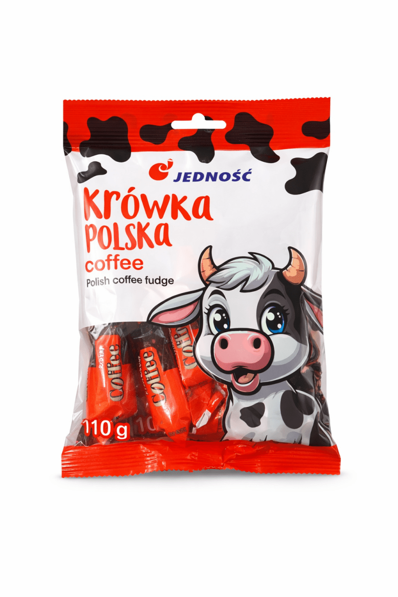 Polnische Karamellbonbons Krówka Polska Coffee 110g - Jedność - Polskashop24