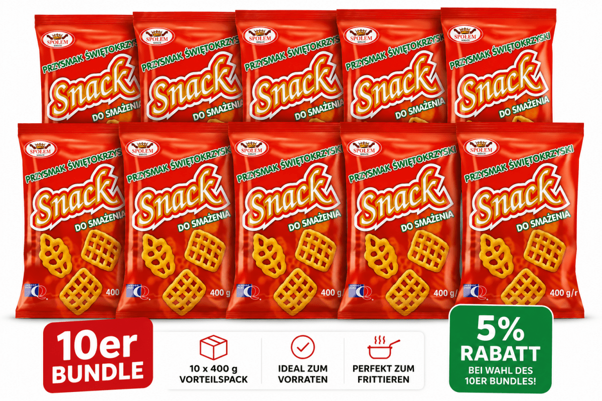 Polnischer Knusper-Snack zum Frittieren 400 g - Polskashop24