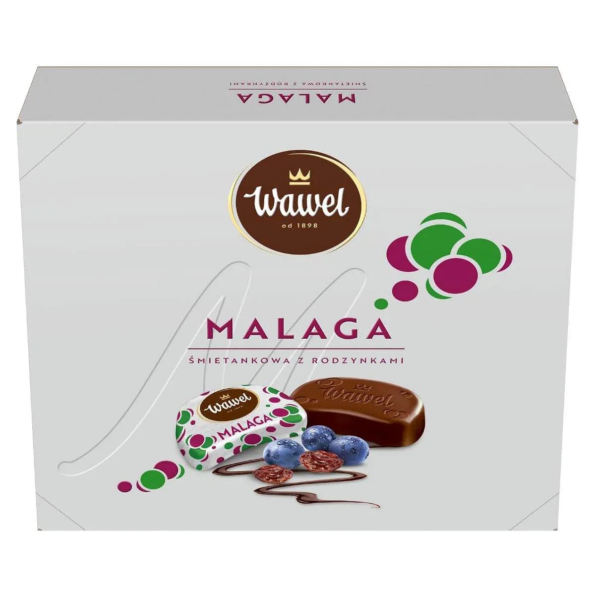 Pralinen Malaga Czekoladki Malaga 160g - Wawel - Polskashop24