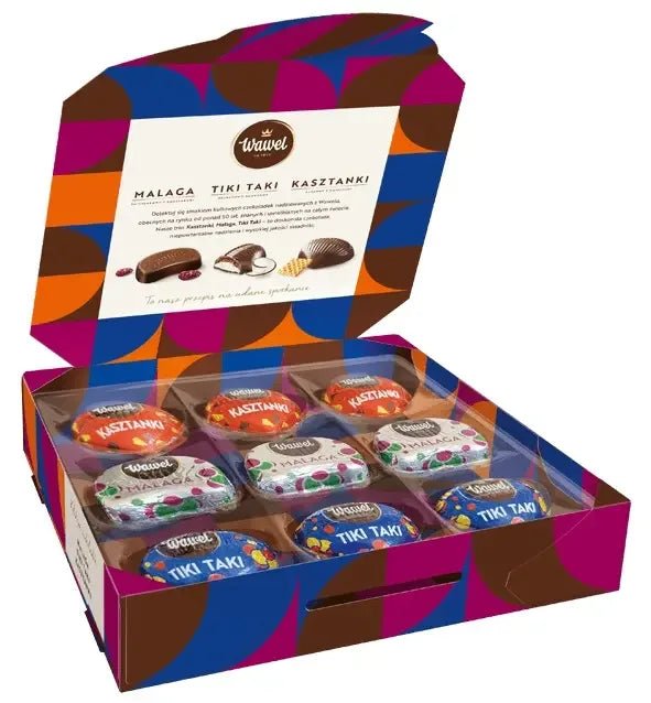 Pralinen - Mix Malaga Tiki Taki Kasztanki - Wawel - Polskashop24
