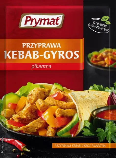 Gewürz für Gyros Przyprawa Kebab Pikant 30g - Prymat