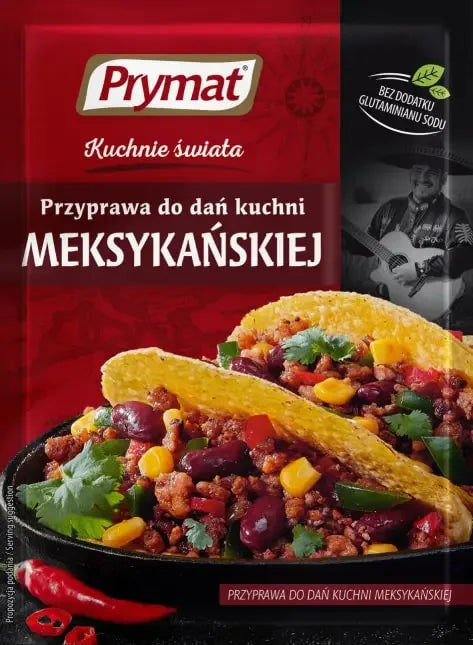 Prymat Gewürzmischung für Mexikanische Gerichte Przyprawa do Dań Meksykańskich 20g - Polnische Gewürzmischung mit Chili