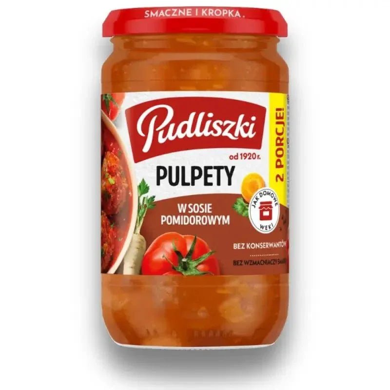 Pulpety Wieprzowe w Sosie Pomidorowym 600g - Pudliszki Frikadellen kaufen - Polskashop24