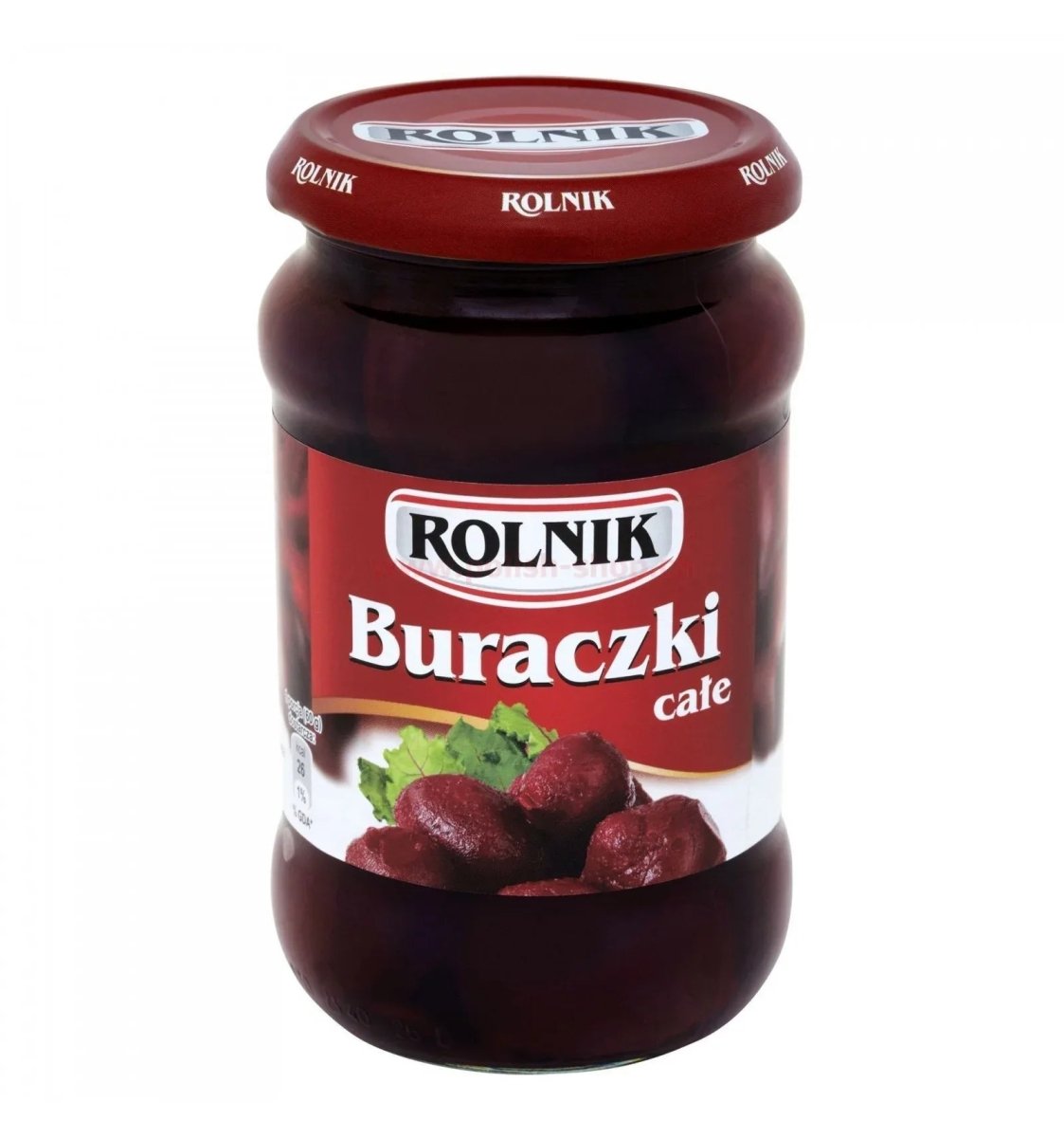 Rolnik Eingelegte Rote Bete ganz 370ml - Buraczki konserwowe całe - Polskashop24