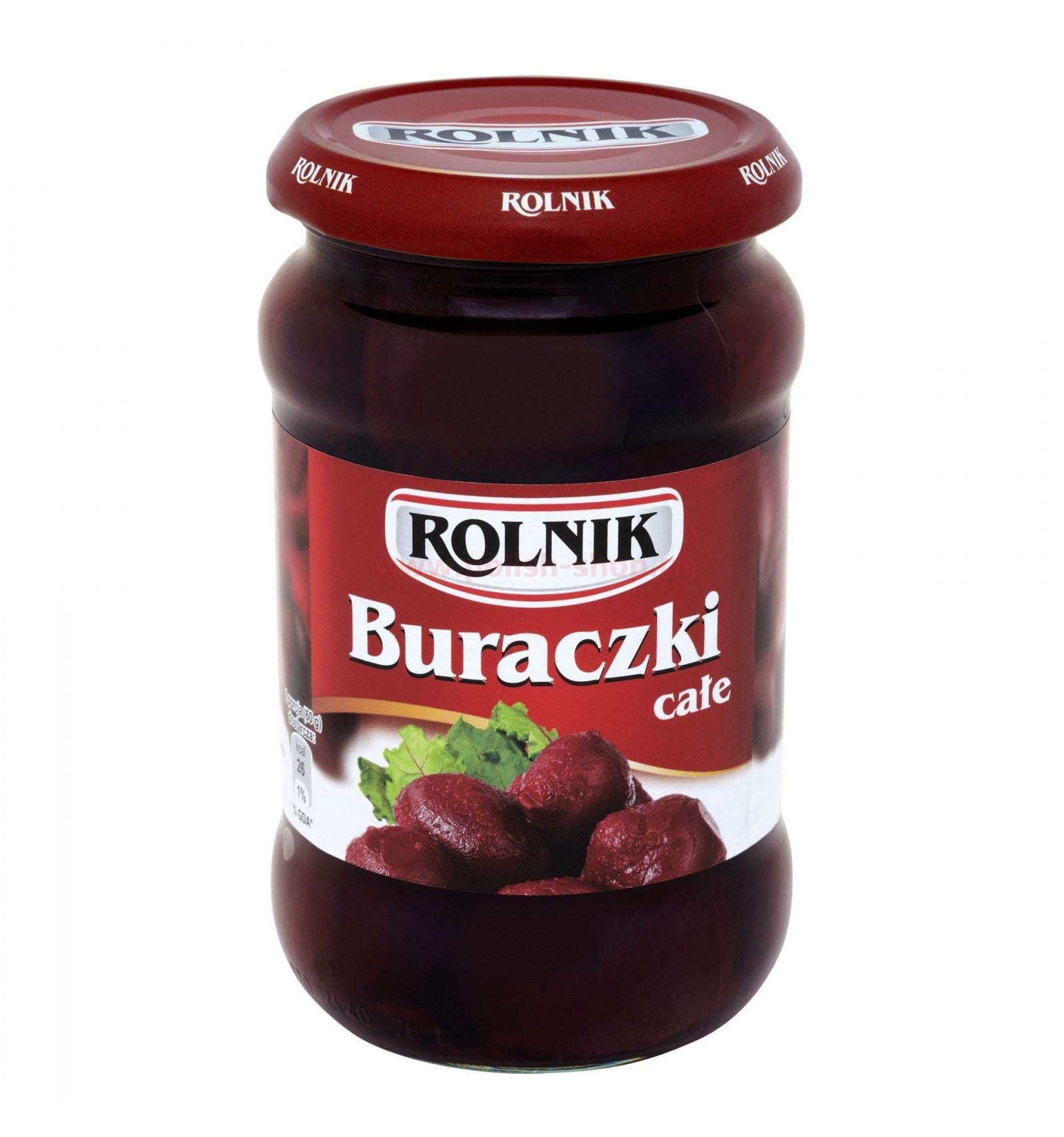 Rolnik Eingelegte Rote Bete ganz 370ml - Buraczki konserwowe całe
