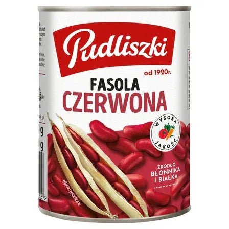 Rote Bohnen - Fasola czerwona 400g/220g - Pudliszki - Polskashop24