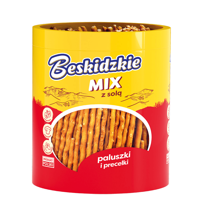 Salzstangen & Brezeln Mix Tuba Beskidzkie 275g - Aksam - Polskashop24