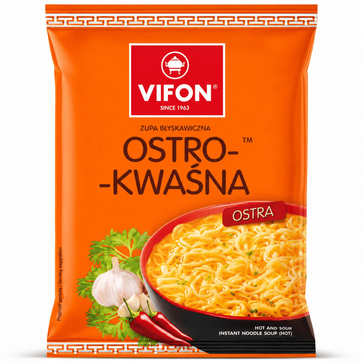 Sauer - Scharf Nudelsuppe Ostro - Kwasna 70g - Vifon - Polskashop24