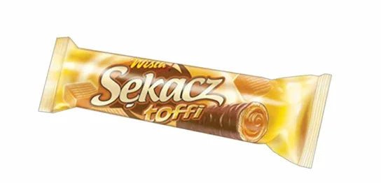 Sekacz Toffi - Waffelriegel mit Karamell - Füllung 32g - Wisla - Polskashop24