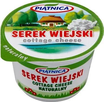Serek Wiejski Naturalny 200g - Piatnica Hüttenkäse kaufen - Polskashop24.de - Online Supermarkt mit Lebensmittel aus Polen