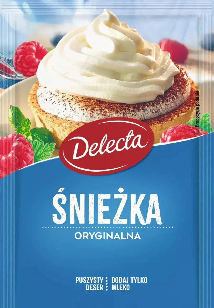 Sniezka oryginalna Delecta Sahne Schneeflocken 51g - Polskashop24