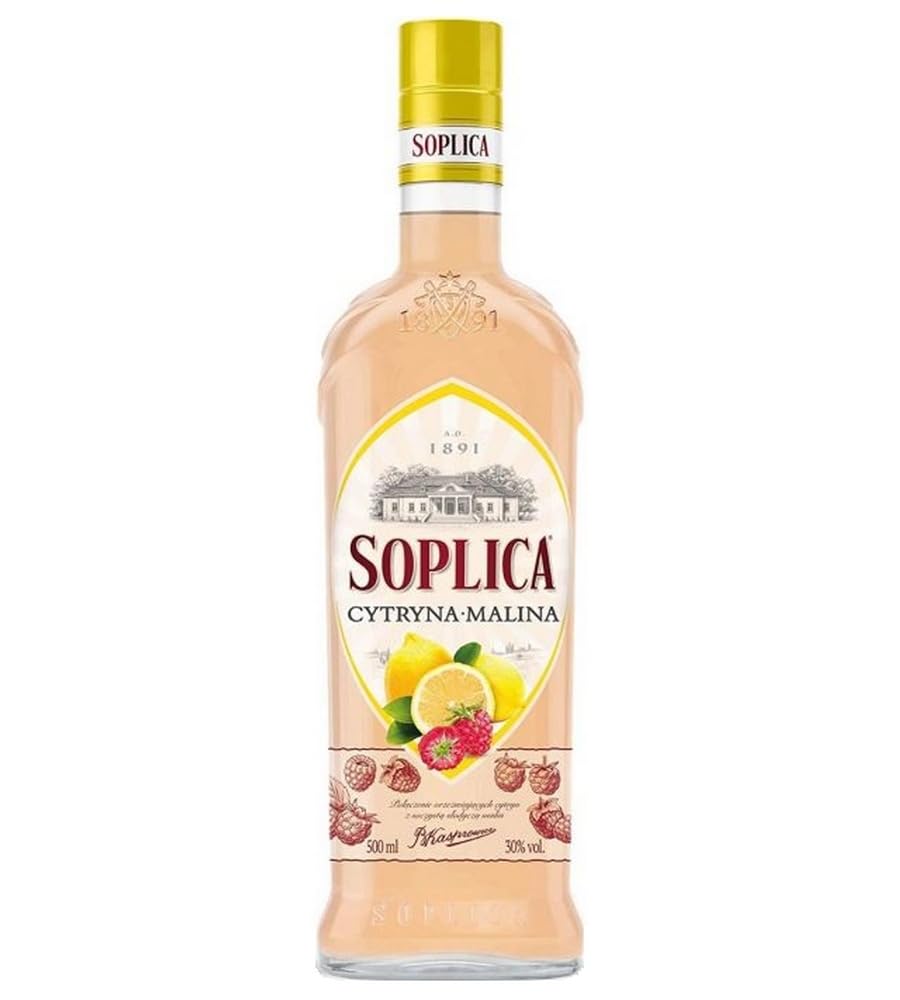 Soplica Cytryna-Malina — Polnischer Zitrone-Himbeer-Wodka 25% 500ml - Polskashop24