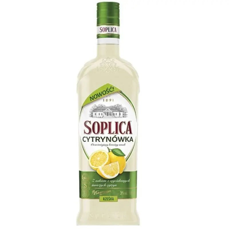 Soplica Cytrynówka - Polnischer Zitronenlikör 28% Vol. 500ml - Polskashop24.de - Online Supermarkt mit Lebensmittel aus Polen
