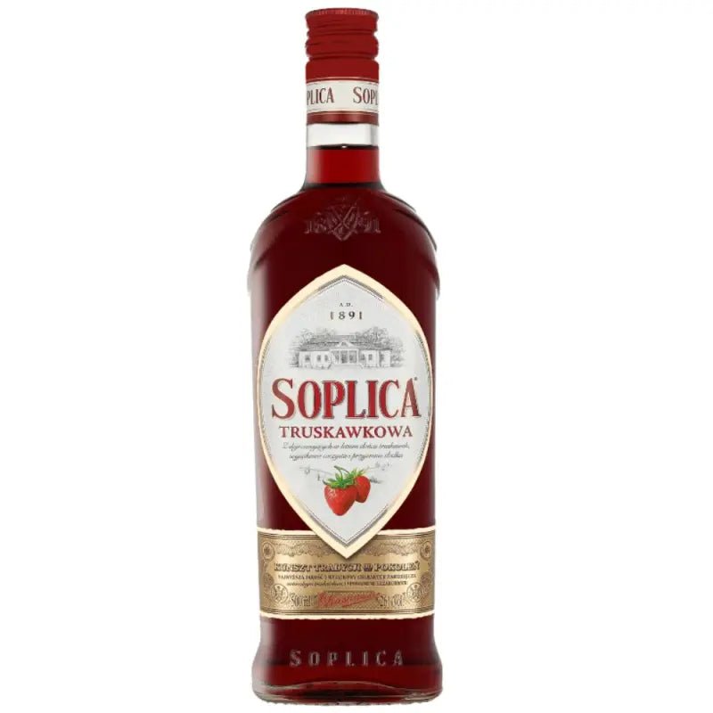 Soplica Truskawkowa — Polnischer Erdbeer-Wodka 26% 500ml - Polskashop24