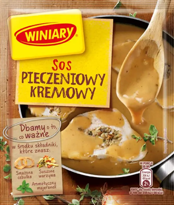 Winiary Sos Pieczeniowo Kremowy Cremige Bratensoße 30g - Polnische Instant-Bratensoße von Nestlé