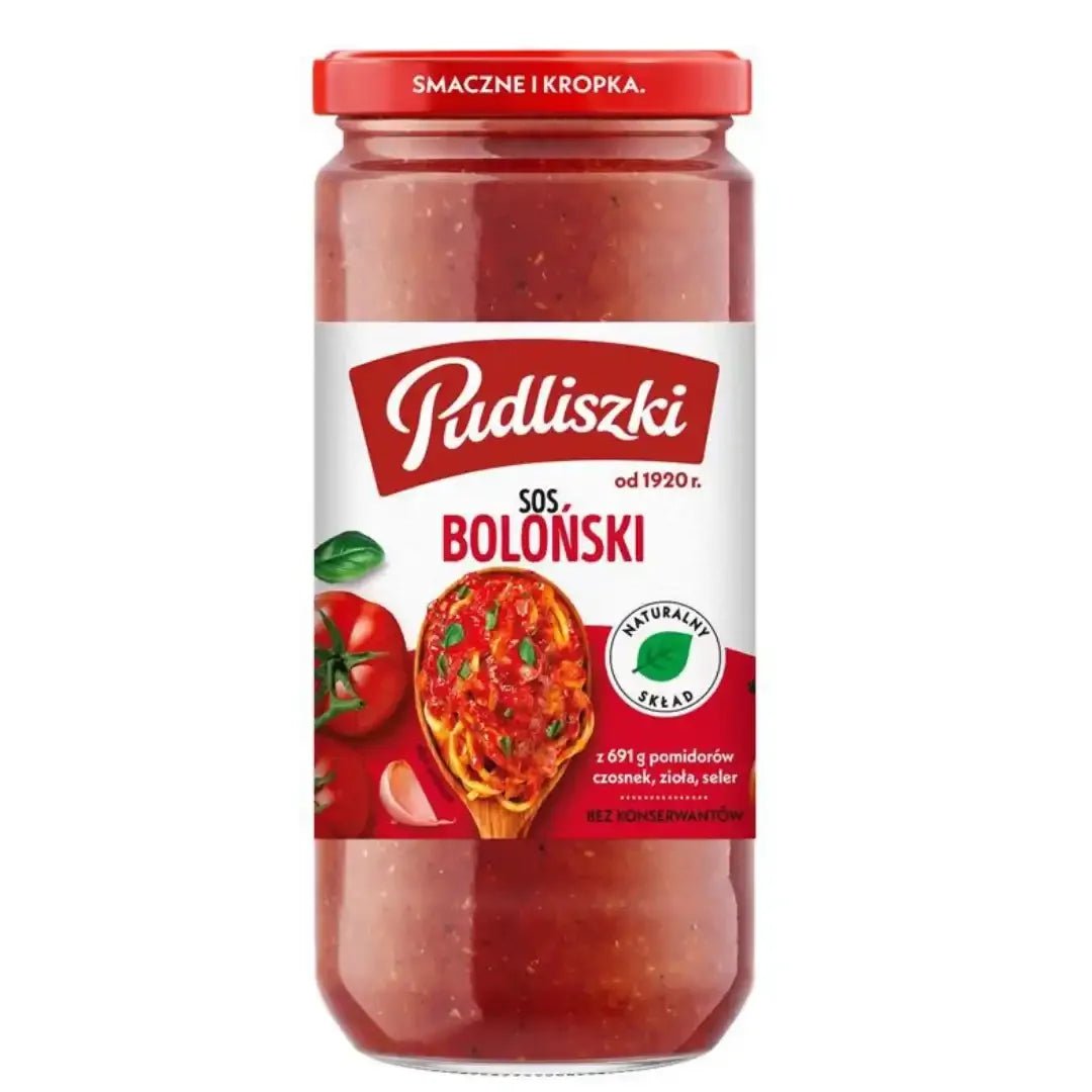 Spaghetti - Sauce Boloński Sos do Spaghetti 480g - Pudliszki - Polskashop24