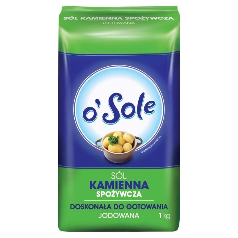 Steinsalz jodiert Sól Kamienna 1kg - O'sole - Polskashop24