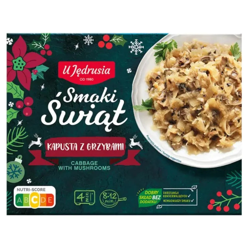 Weihnachtskraut mit Pilzen 400g - U Jędrusia