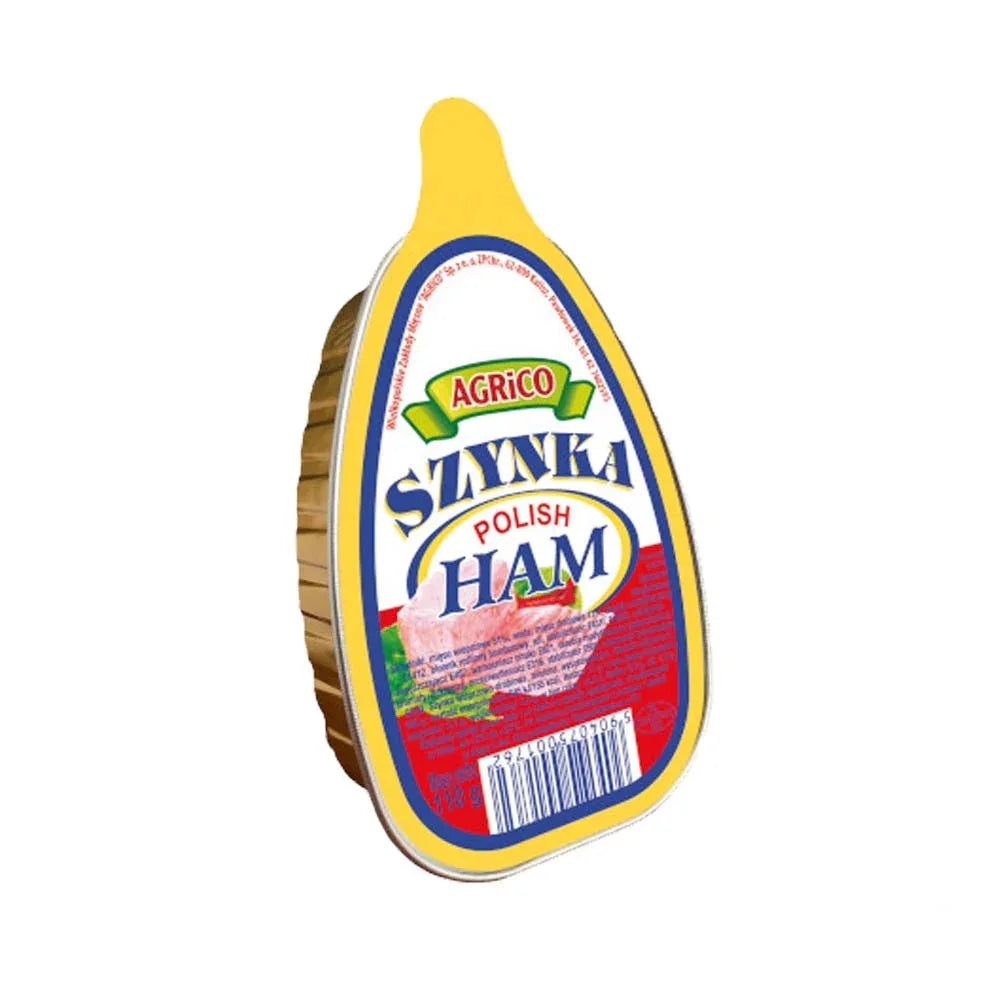 Agrico Szynka Polska Ham polnischer Schinken 110g - Schweinefleischkonserve aus Polen