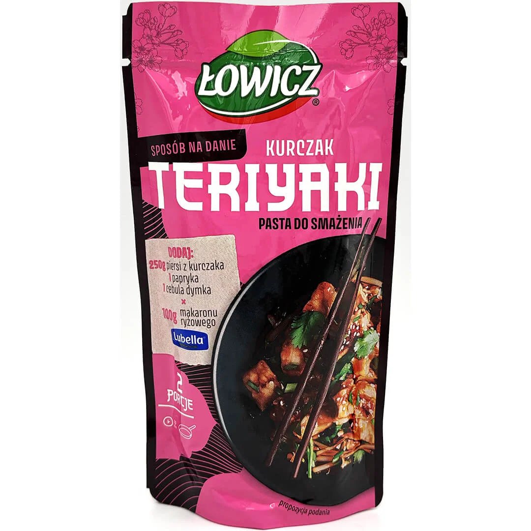 Teriyaki Bratpaste Pasta do Smażenia 100g - Łowicz - Polskashop24