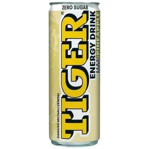 Tiger Pineapple Zero Sugar Energy Drink 250ml (zzgl. 0,25€ Pfand) - Polskashop24