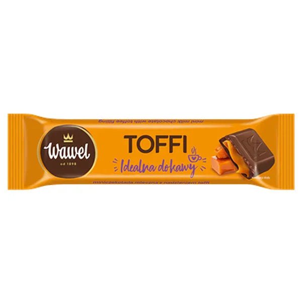 Toffi Schoko - Karamel - Riegel Baton Karmelowy 41g - Wawel - Polskashop24