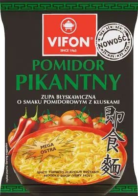 Tomate Pikant Instant - Nudelsuppe Zupa Pomidor Pikantny 70g - Vifon - Polskashop24