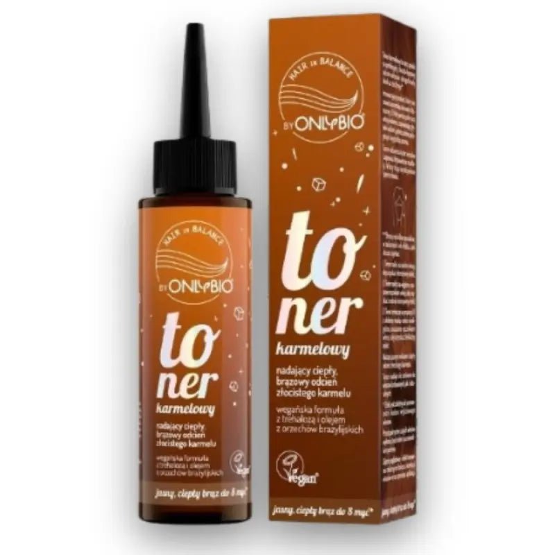 Toner karmelowy Hair in Balance – Haartoner Karamell 100ml – OnlyBio - Polskashop24