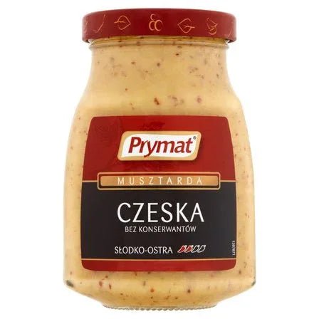 Tschechischer süß - scharfer Senf - Musztarda czeska słodko - ostra 180g - Prymat - Polskashop24