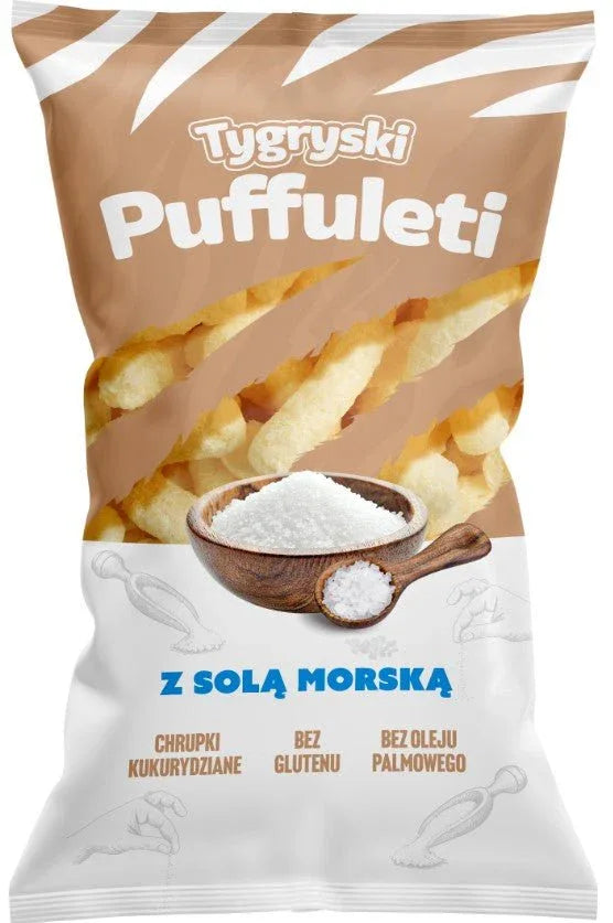 Tygryski Chrupki 85g kaufen - Glutenfreie Snacks ohne Palmöl - Polskashop24.de - Online Supermarkt mit Lebensmittel aus Polen