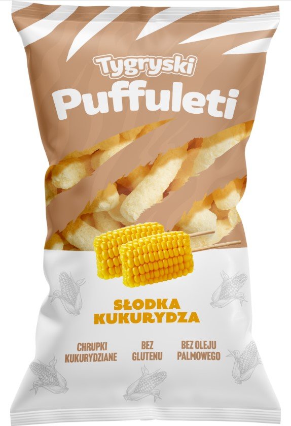 Tygryski Chrupki Süße Kukurydza 70g kaufen - Mais - Snack - Polskashop24.de - Online Supermarkt mit Lebensmittel aus Polen