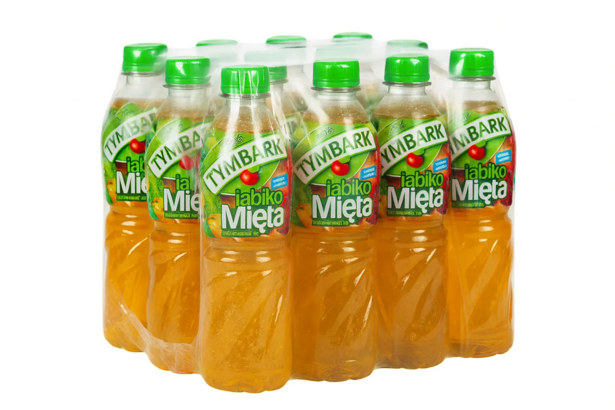 Tymbark Apfel - Minze Erfrischungsgetränk 12x 500ml (zzgl. 0,25€ Pfand) - Polskashop24
