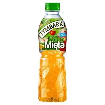 Tymbark Apfel - Minze Erfrischungsgetränk 12x 500ml (zzgl. 0,25€ Pfand) - Polskashop24