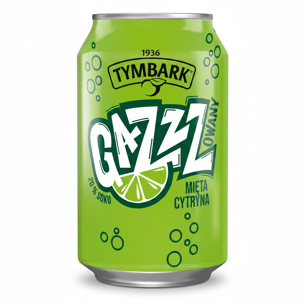 Tymbark Minze Zitrone 330ml (zzgl. 0,25€ Pfand) - Polskashop24