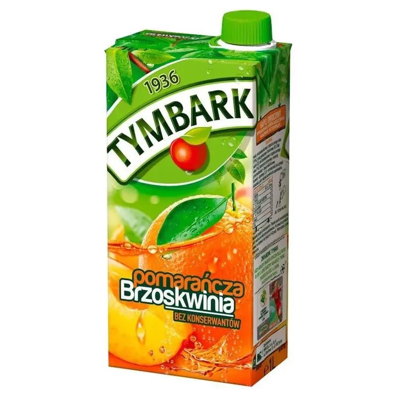 Tymbark Orange - Pfirsich Erfrischungsgetränk 1l - Polskashop24