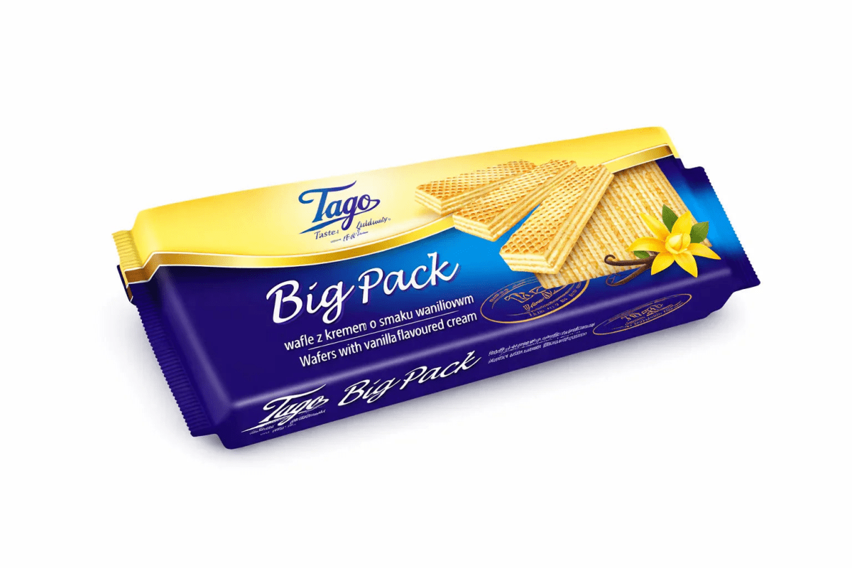 Vanille - Waffeln Wafle waniliowe 415g - Tago - Polskashop24