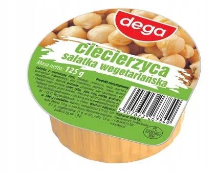 Vegetarischer Kichererbsen - Salat - Sałatka Wegetariańska Ciecierzyca 125g - Dega - Polskashop24