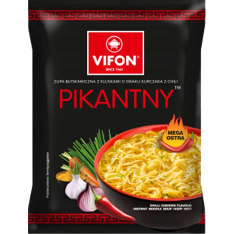 Huhn Pikant Instant-Nudelsuppe - Kurczak Pikantny zupka chińska 70g - Vifon