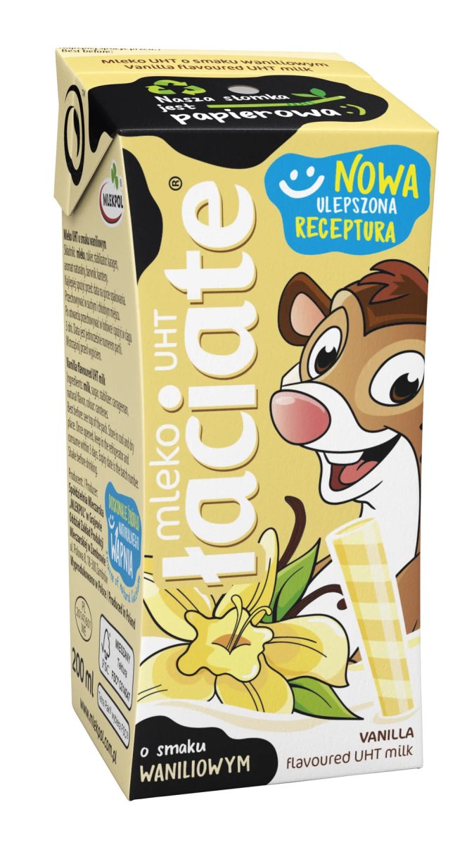 Wanille-Milch Mleko Waniliowe 200ml - Łaciate - Polskashop24