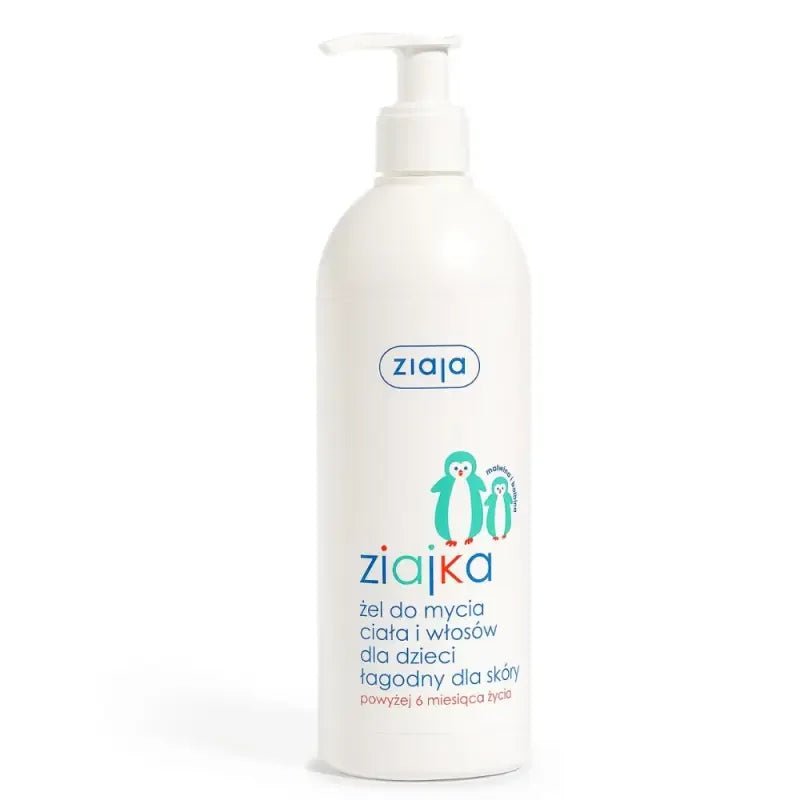 Waschgel für Körper & Haare Kinder - Żel do mycia ciała i włosów 400ml - Ziaja - Polskashop24
